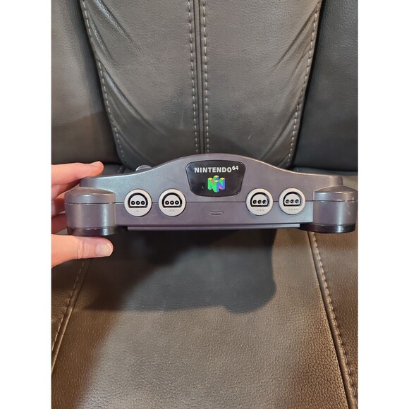 Nintendo 64 N64 Console with Jumper Pak, Power and AV Cords, and Controller - Picture 7 of 12